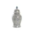 Kép 2/4 - Váza arab porcelán 18x18x36,5 cm bézs, kék