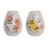 Kép 2/4 - Váza arc absztrakt poly 22,5x22,5x29 cm színes, fehér 2 féle