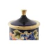 Kép 3/5 - Váza arc porcelán 11x11x25 cm színes, kék