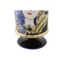 Kép 4/5 - Váza arc porcelán 11x11x25 cm színes, kék