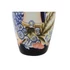 Kép 4/5 - Váza arc porcelán 14x14x39 cm színes, kék