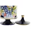 Kép 3/4 - Váza arc porcelán 15x15x38 cm színes, fekete