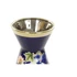 Kép 4/5 - Váza arc porcelán 19x19x36 cm színes, kék