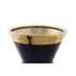 Kép 5/5 - Váza arc porcelán 19x19x36 cm színes, kék