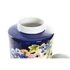 Kép 4/4 - Váza arc porcelán 21x21x31 cm színes, fekete