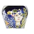 Kép 3/5 - Váza arc porcelán 22x22x42 cm színes, kék