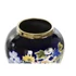 Kép 4/5 - Váza arc porcelán 22x22x42 cm színes, kék