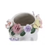 Kép 4/4 - Váza arc virágok porcelán 17,5x16x23 cm fehér