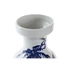 Kép 3/4 - Váza elefánt porcelán 16x16x37 cm fehér, kék