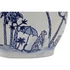 Kép 4/4 - Váza elefánt porcelán 24x13x31 cm fehér, kék