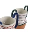 Kép 4/4 - Váza hullámos dolomit 20,7x12,6x23,5 cm színes 2 féle