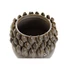 Kép 4/4 - Váza kő 14x14x13 cm szürke, fehér 2 féle