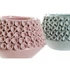 Kép 3/4 - Váza kő 20x20x13 cm pink, türkizkék 2 féle
