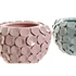 Kép 3/4 - Váza kő 24,5x24,5x17 cm pink, türkizkék 2 féle