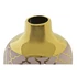 Kép 3/4 - Váza krómozott porcelán 13x13x26 cm pink, arany