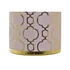 Kép 4/4 - Váza krómozott porcelán 14x14x32 cm pink, arany