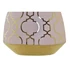 Kép 4/4 - Váza krómozott porcelán 16x16x18 cm pink, arany