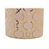 Kép 3/5 - Váza krómozott porcelán 17x17x32 cm pink, arany