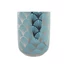 Kép 4/4 - Váza porcelán 13x13x26 cm türkizkék
