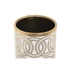 Kép 3/4 - Váza porcelán 13x13x36 cm fehér, arany