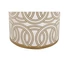 Kép 4/4 - Váza porcelán 13x13x36 cm fehér, arany