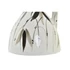 Kép 4/4 - Váza porcelán 15x15x28 cm fehér, fekete
