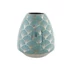 Kép 2/4 - Váza porcelán 16x16x18 cm türkizkék