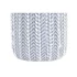 Kép 3/4 - Váza porcelán 16x16x25 cm kék, fehér