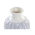 Kép 4/4 - Váza porcelán 16x16x25 cm kék, fehér