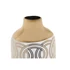 Kép 3/4 - Váza porcelán 16x16x42 cm fehér, arany