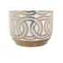 Kép 4/4 - Váza porcelán 16x16x42 cm fehér, arany