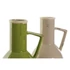 Kép 3/4 - Váza porcelán 17,5x13,5x22 cm zöld, bézs 2 féle