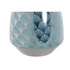 Kép 3/4 - Váza porcelán 18x18x24 cm türkizkék