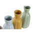 Kép 4/4 - Váza porcelán 9,5x9,5x20 cm színes 4 féle