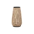 Kép 2/4 - Váza rattan, fém 38x38x73 cm natúr, fekete