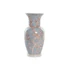 Kép 2/4 - Váza virágok porcelán 13x13x31 cm kék, narancssárga