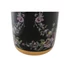 Kép 4/5 - Váza virágok porcelán 14x14x24 cm fekete, színes