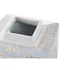 Kép 3/4 - Váza virágok porcelán 15,5x15,5x21,5 cm kék, narancssárga