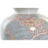 Kép 4/4 - Váza virágok porcelán 22x22x25 cm kék, narancssárga