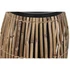 Kép 3/4 - Virágtartó rattan, fém 31x31x55 cm fekete, natúr