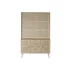 Kép 9/10 - Vitrin császárfa, mdf 120x38,5x196 cm natúr