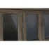 Kép 6/11 - Vitrin fa, üveg 130x45x175 cm sötétbarna