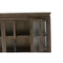Kép 7/11 - Vitrin fa, üveg 130x45x175 cm sötétbarna