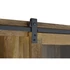 Kép 5/10 - Vitrin mangófa, fém, üveg 110x45x200 cm natúr, fekete