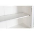 Kép 9/11 - Vitrin mdf, üveg 218,4x40,6x203 cm fehér