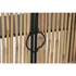Kép 4/9 - Vitrin rattan, fém 61x26x150,3 cm natúr, fekete