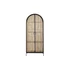 Kép 8/9 - Vitrin rattan, fém 61x26x150,3 cm natúr, fekete