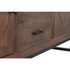 Kép 10/11 - Vitrin teak teakfa, fém 160x40x175 cm sötétbarna