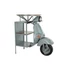 Kép 1/11 - Asztal motor fém, mangófa 116x72x110 cm menta, barna