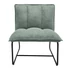 Kép 1/2 - Fotel poliészter, fém 66x71x77 cm menta, fekete